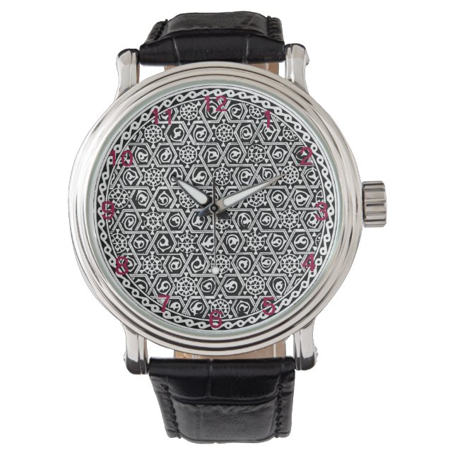 Kaleidoscoop Horloge (Voorkant)