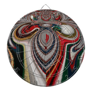Kaleidoscoop Kerstmis: Feestelijke Home Decor Set Dartbord