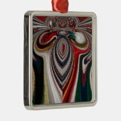 Kaleidoscoop Kerstmis: Feestelijke Home Decor Set Metalen Ornament (Rechts)