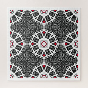 Kaleidoscoop kunst dertien van deel zestien legpuzzel