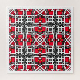 Kaleidoscoop kunst van deel zestien legpuzzel