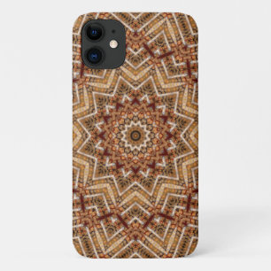 Kaleidoscoop Lichtbruine Ster iPhone 11 Hoesje