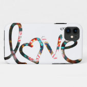 Kaleidoscoop "liefde" Case-Mate iPhone case (Achterkant (horizontaal))