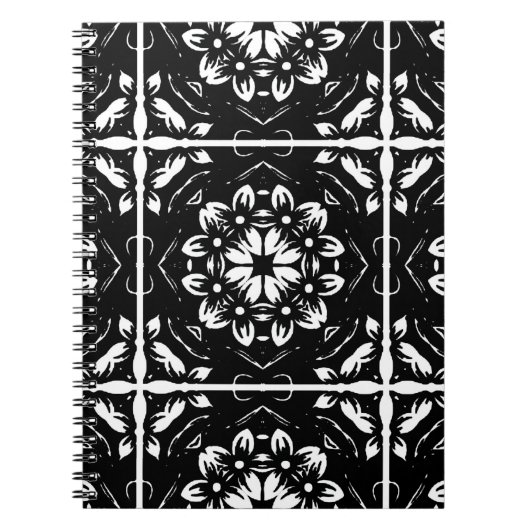 kaleidoscoop mandala kunst notitieboek (Voorkant)