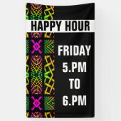 Kaleidoscoop Mosaic III + uw ideeën Spandoek (Verticaal)