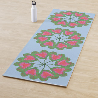 Kaleidoscoop Rood Flash Caladium Blad Yogamat
