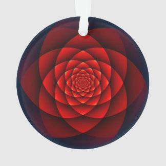 Kaleidoscoop ROOS rood + uw idee Ornament
