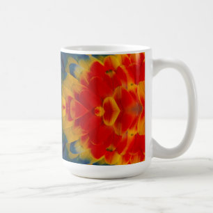 Kaleidoscoop Scarlakke Ara ontwerp Koffiemok