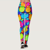 Kaleidoscoop Symfonie Kunstwerk Leggings (Achterkant)