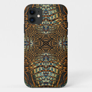 Kaleidoscoop tijgerbont iPhone 11 hoesje