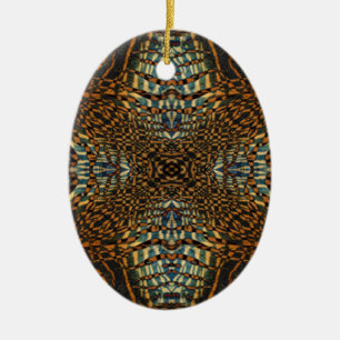 Kaleidoscoop tijgerbont keramisch ornament