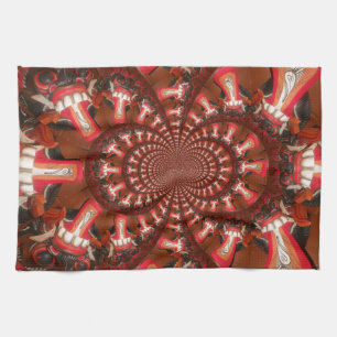Kaleidoscoop Tong Art Print/Grafisch Theedoek