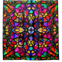 Kaleidoscoop V2 Douchegordijn