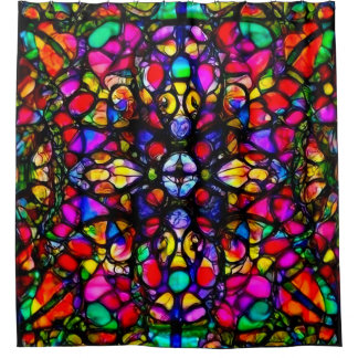 Kaleidoscoop V2 Douchegordijn