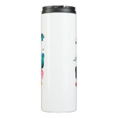 Kaleidoscoop van Butterflies Thermosbeker (Achterkant)