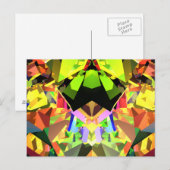 Kaleidoscoop van kleuren briefkaart (Voorkant / Achterkant)