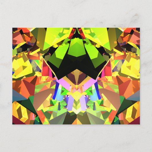 Kaleidoscoop van kleuren briefkaart (Voorkant)