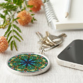 Kaleidoscoop van kleuren sleutelhanger (Zijkant)