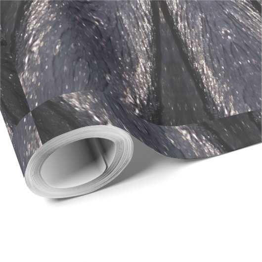 Kaleidoscoop Vloerkleppen van blauw en grijs Cadeaupapier (Rol Hoek)