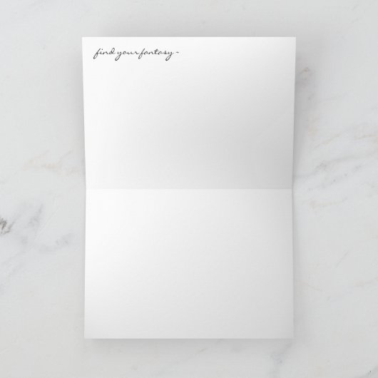 Kaleidoscoop Wenskaart - Abstract ontwerp Kaart (Binnen)