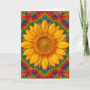 Kaleidoscoop Zonnebloem Kaart
