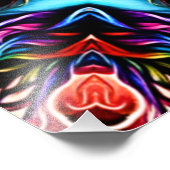 Kaleidoscoopontwerp Foto Afdruk (Hoek)