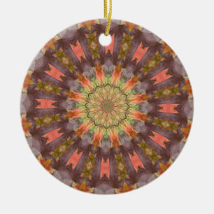 Kaleidoscoopreeks - Autumn Leaves Keramisch Ornament