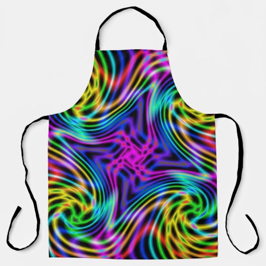 Kaleidoscoopstraling Schort (Voorkant)