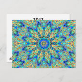 kaleidoscope 2013 Calendrier Carte postale (Devant / Derrière)