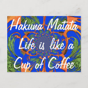 Kaleidoscope Acacia Tree Art Print/Graphic Briefkaart
