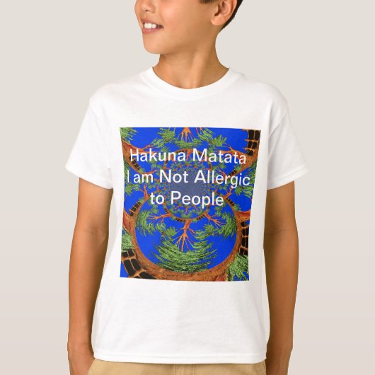 Kaleidoscope Acacia Tree Art Print/Graphic T-shirt (Voorkant)