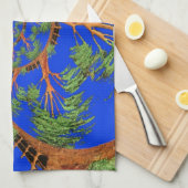 Kaleidoscope Acacia Tree Art Print/Graphic Theedoek (Quarter Fold)