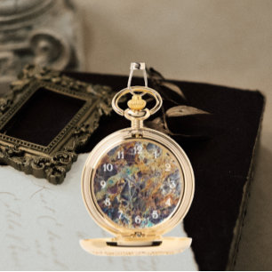 Kaleidoscope Agate Stone Patroon Horloge