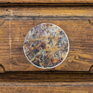 Kaleidoscope Agate Stone Patroon Keramische Knop