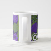 Kaléidoscope Amusant, Mug Jumbo Violet Vert (Dos)