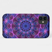 Kaleidoscope Apophysis Mandala Hearts Case-Mate iPhone Case (Achterkant (horizontaal))