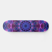 Kaleidoscope Apophysis Mandala Hearts Skateboard (Horizontaal)