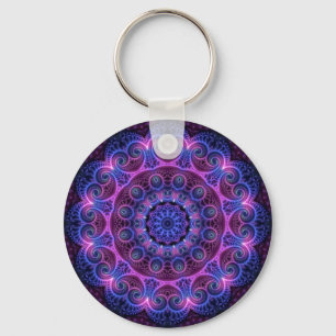 Kaleidoscope Apophysis Mandala Hearts Sleutelhanger