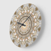 Kaleidoscope Art 2 Horloges murales et options num (Angle)