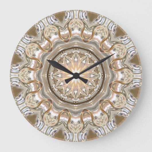 Kaleidoscope Art 2 Horloges murales et options num (Recto)