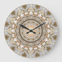 Kaleidoscope Art 2 Wall Clocks & Nummeropties