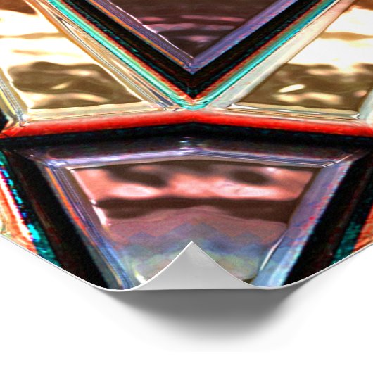 Kaleidoscope Art 40A-40B Options d'image Affiches (Coin)