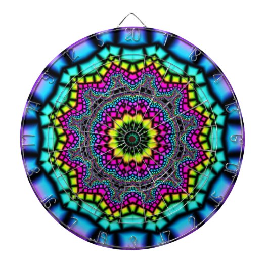 Kaleidoscope Art 4 Cible de flechettes (Devant)