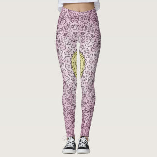 Kaleidoscope Blauw Rood en Groen Leggin Capri Leggings