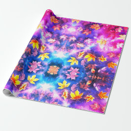 Kaleidoscope Bloemenpatroon Geschenkverpakking Pap Cadeaupapier