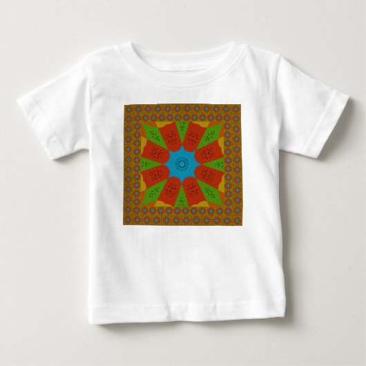 Kaleidoscope Bloom Een Levendige Afrikaanse Print  (Voorkant)