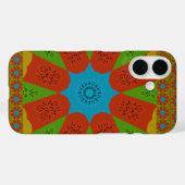 Kaleidoscope Bloom Een Levendige Afrikaanse Print  Case-Mate iPhone Case (Achterkant (horizontaal))