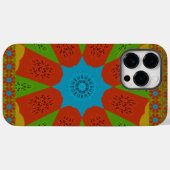 Kaleidoscope Bloom Een Levendige Afrikaanse Print Case-Mate iPhone Case (Achterkant (horizontaal))
