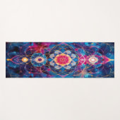 Kaleidoscope Bloom yogamat (Voorkant (horizontaal))