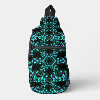 Kaleidoscope Blue Sling Bag